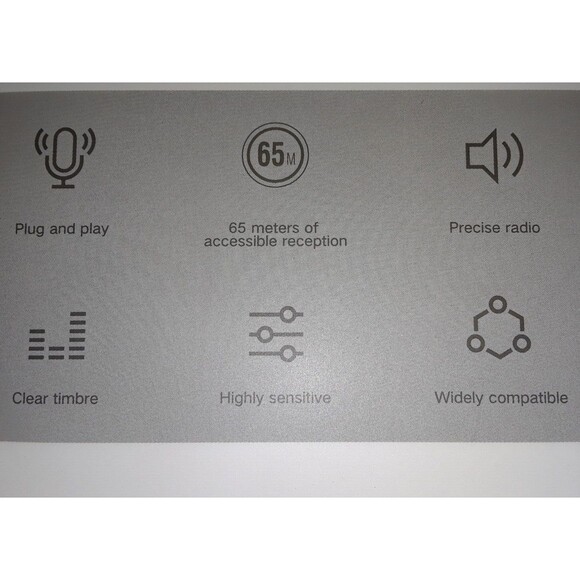 Wireless Microphone Audio Video Recording Mini Mic for iPhone/Android - Picture 9 of 9